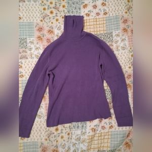 vintage purple turtleneck